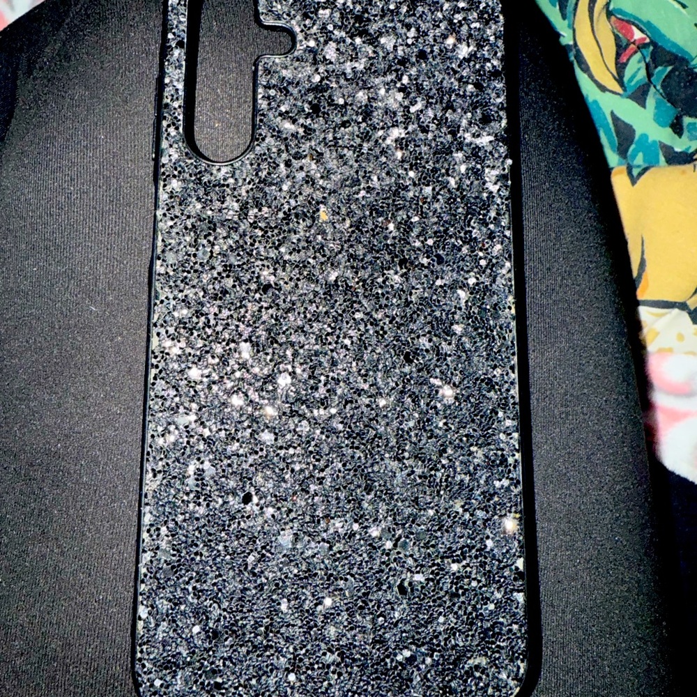 Glitter Black Phone Case for Samsung Galaxy A15